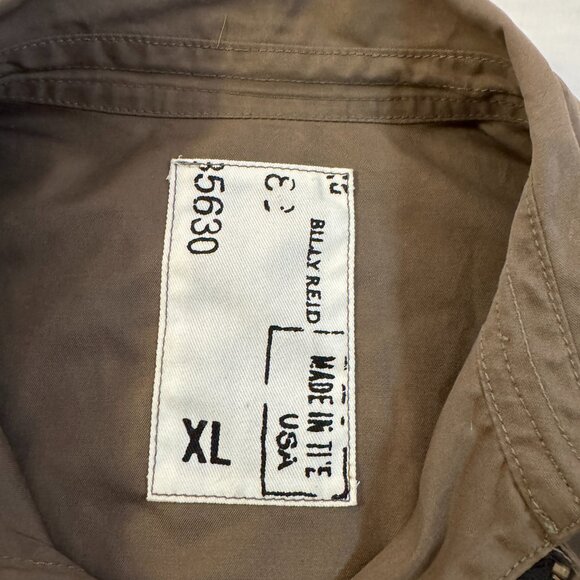 Billy Reid unlined surplus-inspired jacket, mens XL, olive - Picture 2 of 13